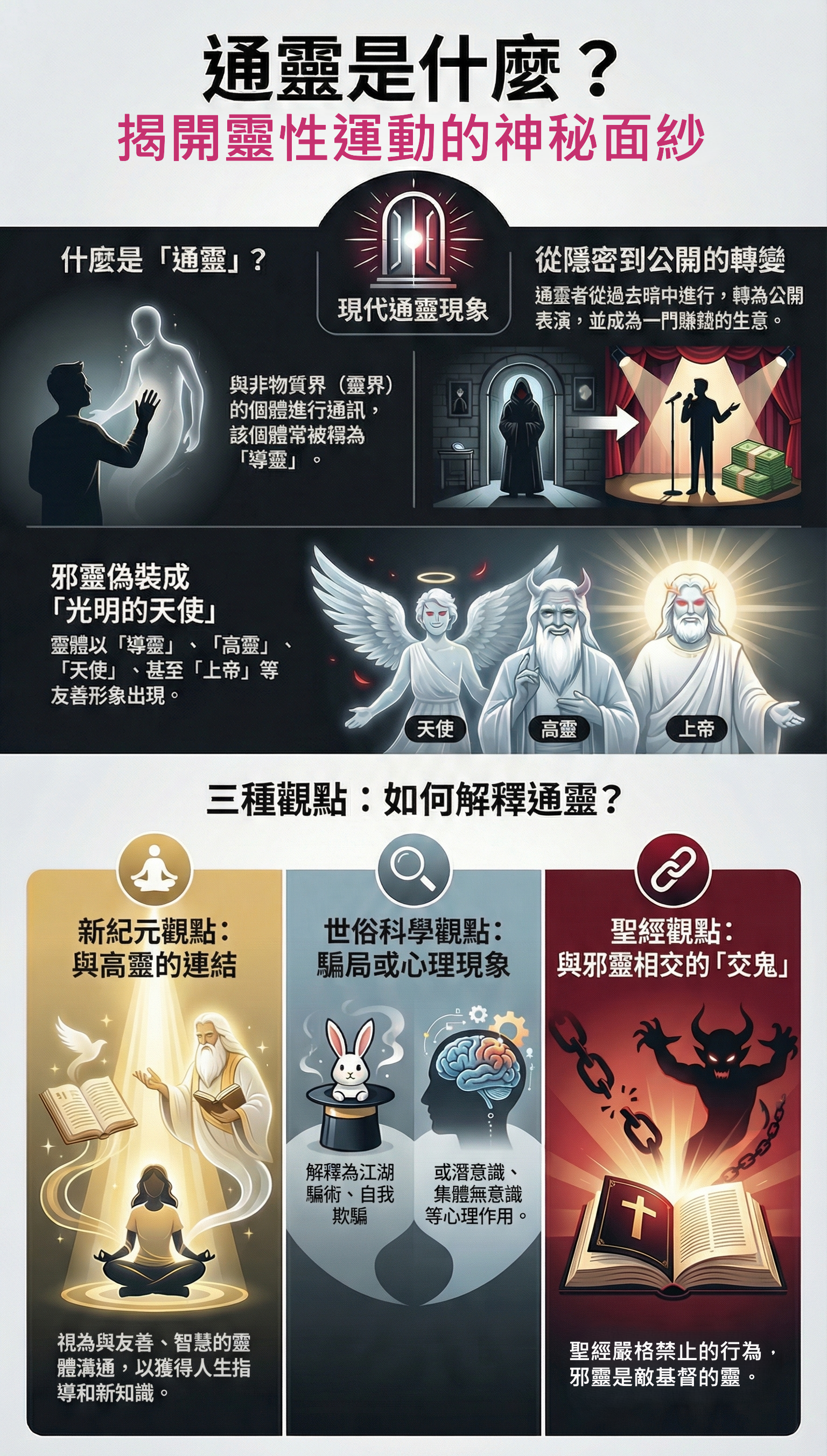 通靈（channeling）示意圖